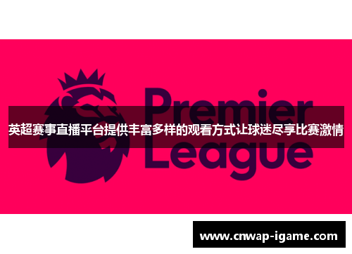 英超赛事直播平台提供丰富多样的观看方式让球迷尽享比赛激情 英超赛事直播平台提供丰富多样的观看方式让球迷尽享比赛激情